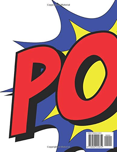 Comic Book for Kids: Kids Comic Book With Title - 120 Pages - Large (8.5 x 11 inches) - Premium Pain