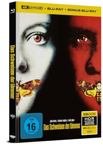 Das Schweigen der Lämmer (Cover B) – 4K Mediabook (UHD + Blu-ray Disc + Bonus Blu-ray)