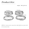YANCHUN Chunky Silver Bangles Stackable Bracelets for Women Non Tarnish Gold Pearl Bracelet Stack Trendy Jewelry Gifts #5