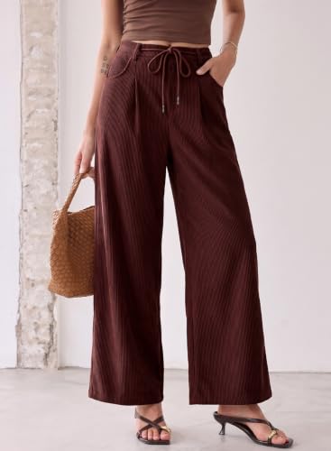 Women's Wide Leg Baggy Corduroy Pants. - image 5