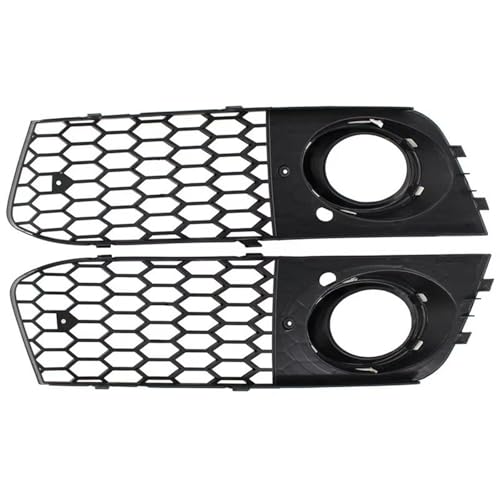 Parrilla de paragolpes para Audi A4 B8 2008-2012 con rejilla en acabado cromo 3