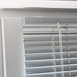 Aluminium Metal Venetian Blinds Trimable Easy Fit 25mm Slat Home Office Silver,Black,White Colours (Silver, 90 x 150 cm)
