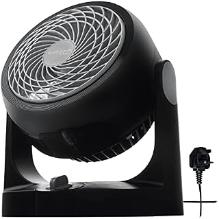 Woozoo ® by Ohyama, Silent desk fan / table fan, 34W, 33m², Oscillating, Vertically adjustable, Handle, 3 speeds, For office, living room, next to bed - Woozoo PCF-HM23 - White [UK model]