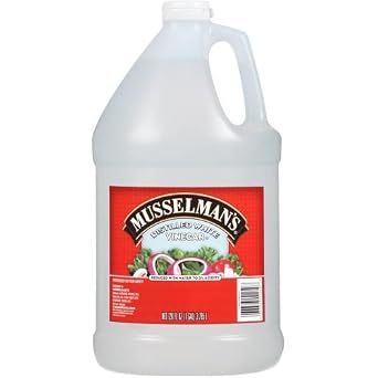 Musselmans Distilled White Vinegar, 128 Fluid Ounce -- 4 per case.