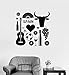 Adesivi murali in vinile Spagna Spagna flamenco corrida alcool stile europeo interni soggiorno camera da letto decorazione 57x57cm