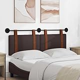 Dimensions précises et contenu complet: Ce lot comprend 2 têtes de lit suspendues de 130 x 55 x 5 cm, avec rails en métal époxy et ceintures amovibles, assurant une installation murale stable et un confort optimal grâce à la mousse rembourrée.