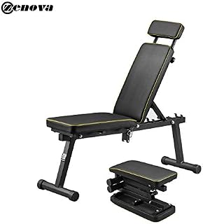 ZENOVA Adjustable Weight Bench with Fast Folding, Strength Training Bench for Full Body