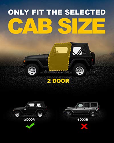 Estribos laterales para Wrangler YJ/TJ 2 puertas 1987-2006 miniatura 2