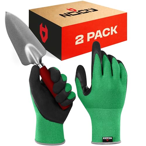 NoCry EcoFit+ Gardening Gloves Parentage (2 Pack, Medium)