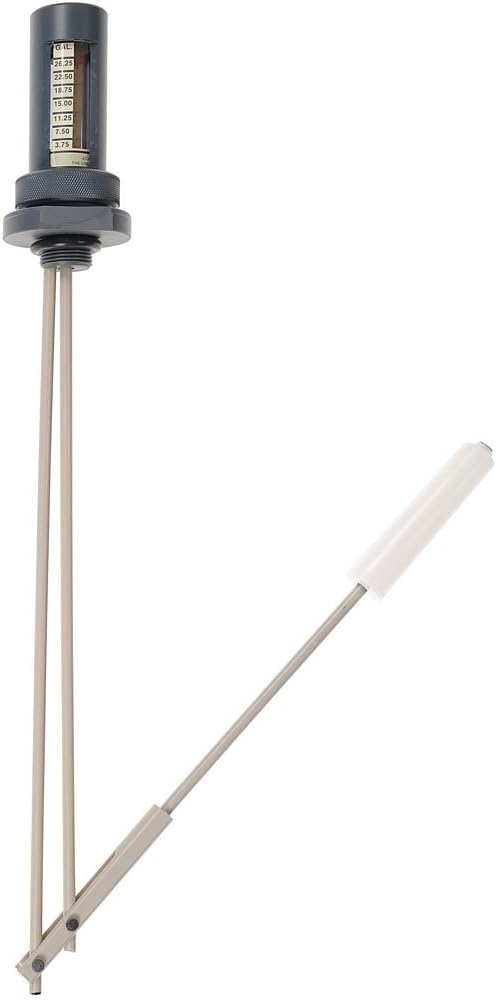 P-30-.75 Barrel Gauge, 0.75" Item Width, Peek Plastic, NPT Male, 0.75" Item Diameter