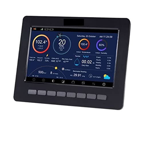 Receptor Misol (pantalla) for estación meteorológica inalámbrica (HP2550) Conéctese a, cargue datos a la Web (wunderground) En tiempo real