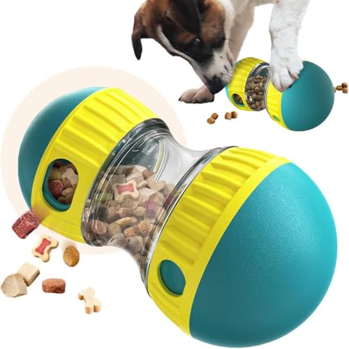 Giocattoli intelligenti per cani, dispositivo di alimentazione lenta per migliorare la digestione, giocattoli interattivi per cani, dispenser di cibo per puzzle per piccoli, medi e grandi (Verde)