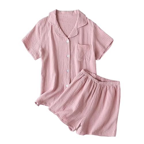Ensemble pyjama manches courtes femmes short vêtement détente