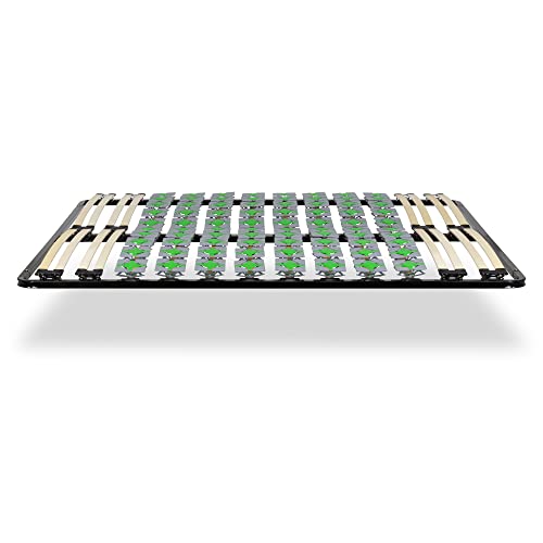 i-flair Tellerlattenrost 200x200 cm, Lattenrahmen Ergo IF56 mit Tellerfedern - für alle Matratzen und Betten geeignet – Bild 5