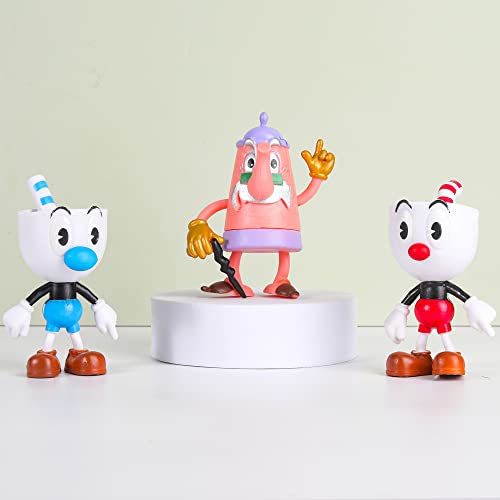 6 Pieces Cup Cake Toppers Figures Anime Game Characters Cake Decoration Figures Set Cupcake Toppers Toys For Birthday Party Supplies #TOP1