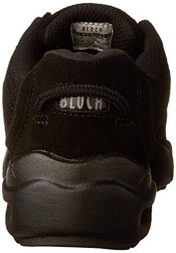 Bloch Womens Boost Drt Suede And Mesh Split Sole Dance Shoe, Black, 14 US4