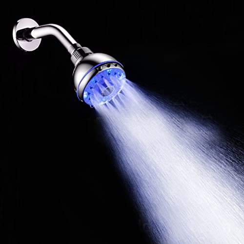 Pommeau de douche LED avec rotation 360° pour optimiser la pression d'eau - 4
