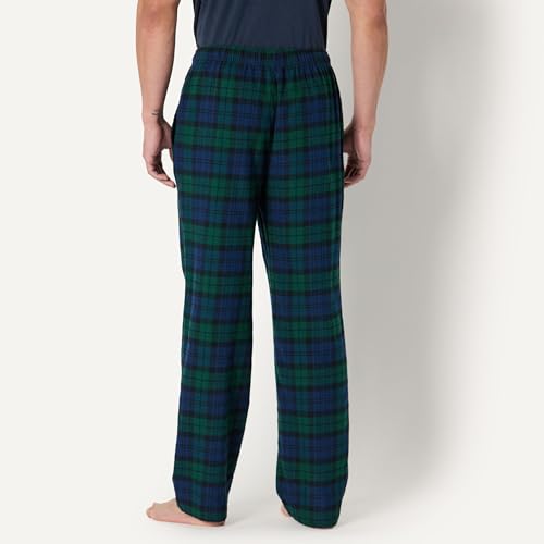 Image of Amazon Essentials Men's 100% Cotton Flannel Sleep Pant, Relaxed Fit Lounge Pants with Elastic Waist and Drawstring