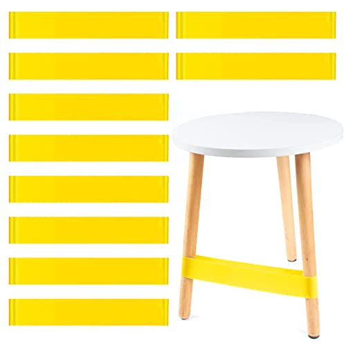 Bandes élastiques pour chaises TDAH : lot de 10 anti-stress jaunes