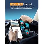 Dash Cam WiFi FHD 1080P Car Camera, Front Dash Camera for Cars, Mini Dashcams for Cars with Night Vision, 24 Hours Parking Mode, WDR, Loop Recording, G-Sensor, APP, Support 128GB Max - Image 3