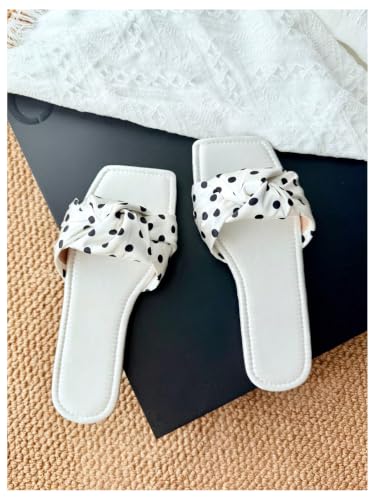 Image of GORGLITTER Women's Gold Dressy Sandals Metallic Square Toe Cute Slides 2026