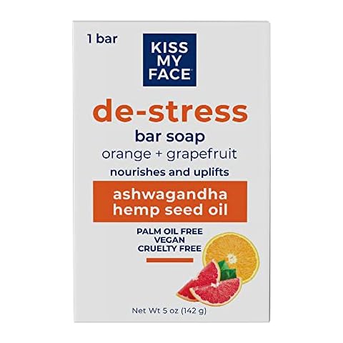 Kiss My Face De-Stress Bar Soap - Orange + Grapefruit Cover