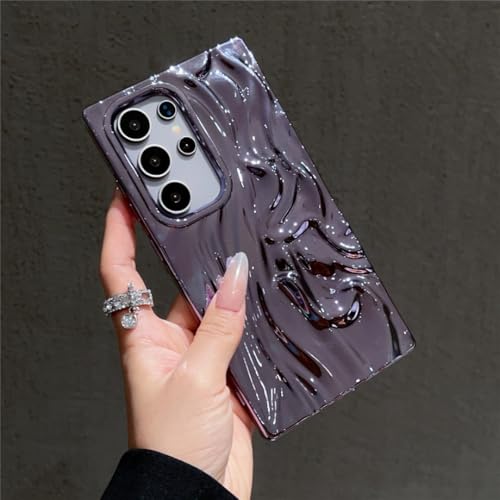 Coque Samsung S24 effet vague violette pour un style tendance au quotidien