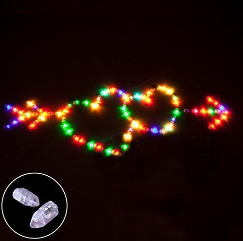 Neo Loons® 100Pcs/Lot 100 X Green Led Flash Ball Lamp Balloon Light Long Standby Time For Paper Lantern Balloon Light Party Wedding Decoration #TOP3