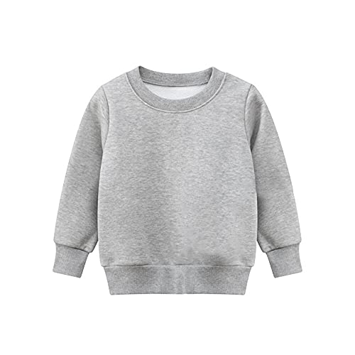 Gajaous Kleinkind Kinder Basic Fleece Pullover Warme Sweatshirts Space Jumper Winter Langarmshirts 1-7J Cover