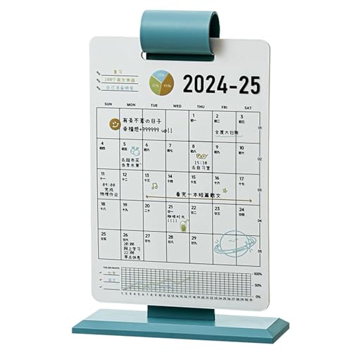 卓上カレンダー,卓上カレンダー | モダンなファームハウスの美しいデスクアクセサリー | 卓上カレンダー ホームデスクオーナメント、家庭用クリエイティブデスクトップカレンダー、学校の学習室