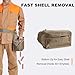 NEW VIEW Shell Bag - Holds 2 Boxes of Shells - Features Spacious Dual Compartments & Comfortable Waist Belt - Sturdy Lightweight Shotgun Shell Pouch Organizer for Your Shells