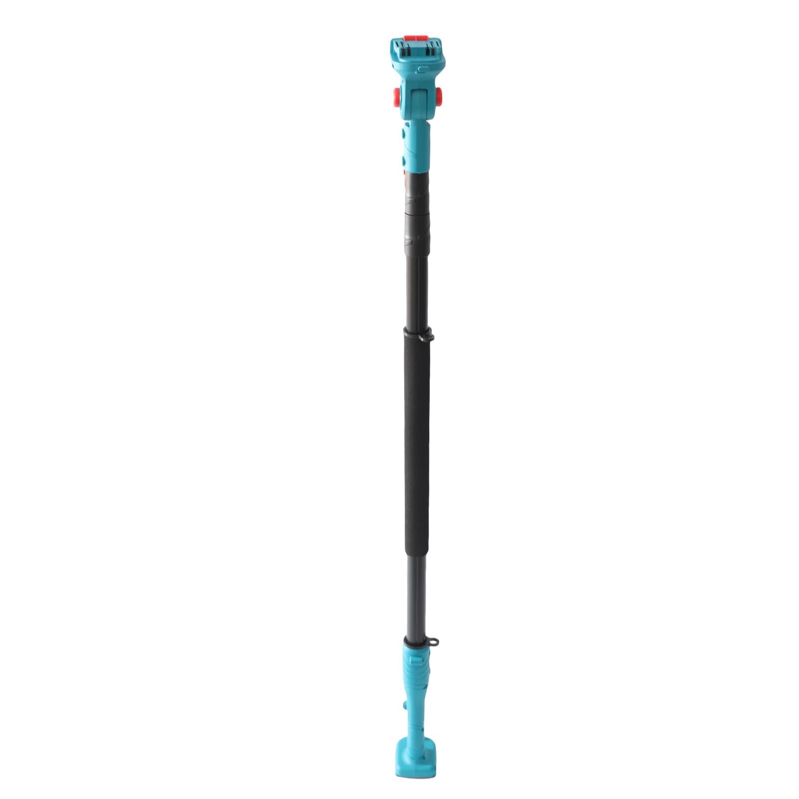 Generic Asta di Prolunga Telescopica a Ramo Alto per Potatore Elettrico 1,25-2,4 M Asta da Potatura Leggera per BL1840, Angolo della Testa Regolabile per Giardinaggio Lega di Alluminio ABS Blu