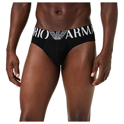 Emporio Armani Underwear 110814cc716, Slip Uomo, Nero (nero 00020), Medium