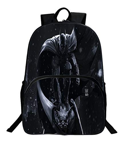 Batman Mochila Casual Deportes Impreso Impermeable for