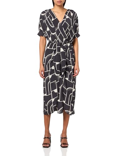 VELVET BY GRAHAM & SPENCER Women's Elise Bauhaus Print Midi Dress, Multi,  X-Small at Amazon Women's Clothing store