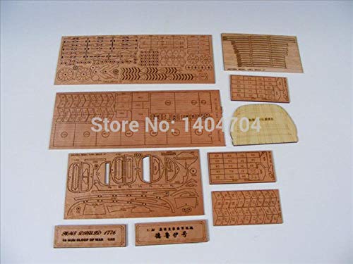 SIourso Wasserfahrzeug-Modellbausätze Model Schiff Modell Maßstab 1/50 1776 Uk Klassisches Hölzernes Segelboot Royal… – Bild 8