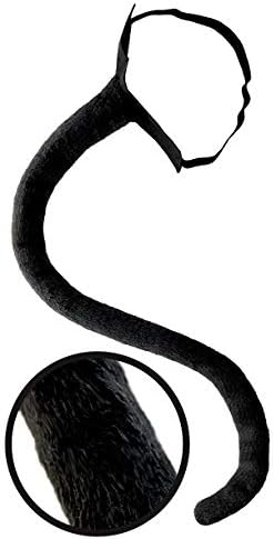 OLYPHAN Black Cat Tail Costume Accessory Neko Long Tails for Women - Costume for Halloween & Cosplay Adult/Adults