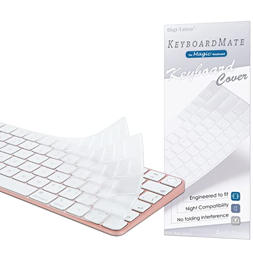 Protège-clavier iMac M4 Touch ID A3118 ultra-fin et transparent