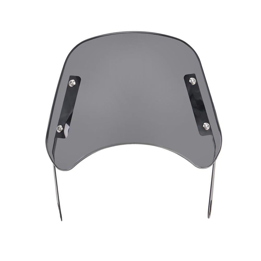 Carénage de Pare-Brise de Moto Universel avec Déflecteur de Vent Ya&MAHA