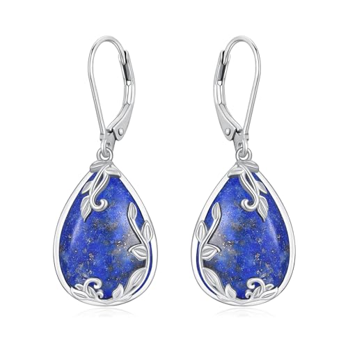 HPQQ �t�B���O���[��΃C�������O 925�X�^�[�����O�V���o�[ �e�B�A�h���b�v �_���O�� �h���b�v �C�������O �t�@�C���W���G���[ �a���� �N���X�}�X �M�t�g �����p, 2XL, �X�^�[�����O�V���o�[, ���s�X���Y��