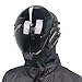 CosTribe Punk Gothic Helmet Mask Futuristic Techwear Sci Fi Halloween Cosplay Halloween Party Music Accessories (Style-02)