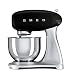 Smeg SMF01BLUS 50's Retro Style Aesthetic Stand Mixer (600 W Motor), Black