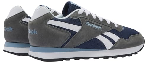 Reebok Reebok Unisex Glide Trainers, Vector Navy Grey 5 White, 8