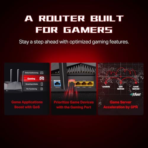 Image of TP-Link Dual-Band BE6500 WiFi 7 Gaming Router Archer GE400 | 6-Stream 6.5 Gbps | 2 x 2.5G + 3 x 1G | Game Acceleration, Dedicated Gaming Port & Panel, RGB Lighting | Easymesh, Homeshield
