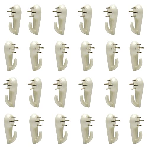 Image of Nails for Hanging Pictures,Picture Hooks Hardwall Hanger for Hardware, Fasteners & Hooks Wall Mount Non-Mark Hook Picture Photo Frame Hangers(30pcs,40*20mm)