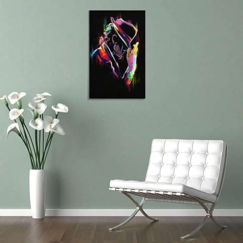 Murale 60x90cm sans cadre TONGYINLI pour habiller un mur vide avec une toile de musique