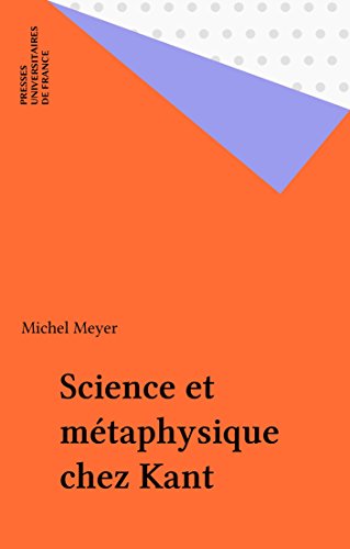 Télécharger Science et métaphysique chez Kant (Quadrige) PDF Ebook En Ligne