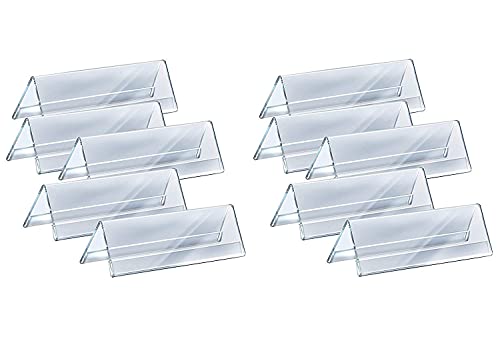 NEILL® Acrylic Desk Name Plate Holder, Size - 8" x 2", Pack of 6 ...