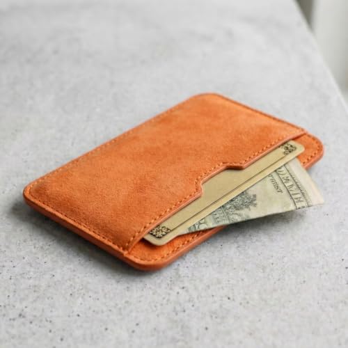 Image of Vaultskin CHELSEA Mens RFID Blocking Slim Leather Card Wallet - Minimalist Front Pocket Cardholder