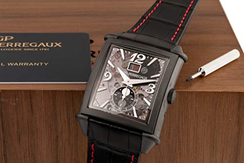 Girard Perregaux Black DLC Vintage 1945 XXL Moonphase Mens Watch 25882-21-223-BF6A2